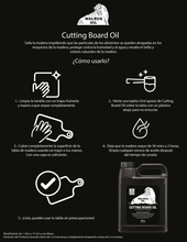 Cargar imagen en el visor de la galería, CUTTING BOARD OIL / Aceite para tablas de picar (236ml - 946ml - 3.7L)
