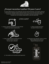 Cargar imagen en el visor de la galería, Leather Oil / Aceite para cuero (118ml)
