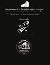 Cargar imagen en el visor de la galería, Bálsamo para cuidado de tatuajes / Preserver Tattoo Balm (60ml)
